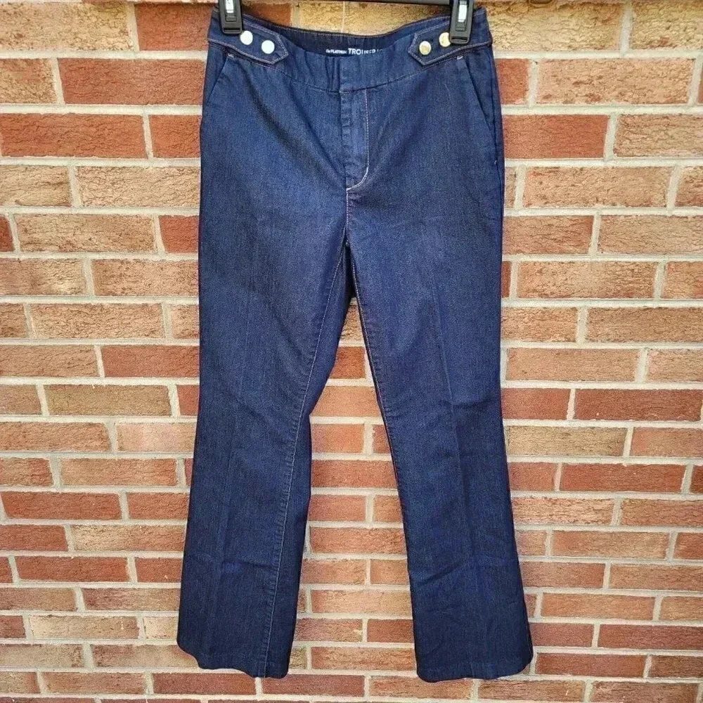 Chico's Platinum Trouser Boot Cut Flare Pants Women's Size XS (00)